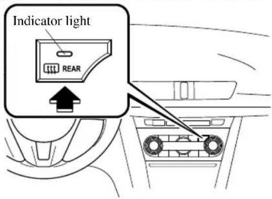 Indicator light REAR