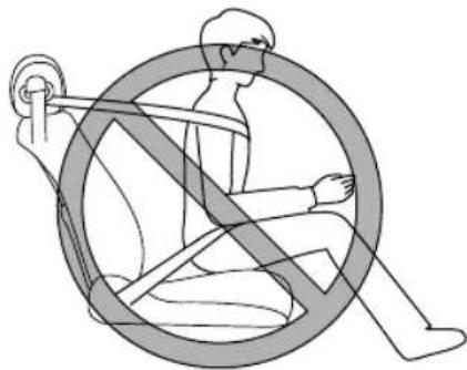 MAZDA 3 Hatchback (2018) - Do not allow an occupant in the front passenger's seat to sit with a posture which makes it difficult for the front passenger occupant classification sensor to detect the occupant correctly: - 4