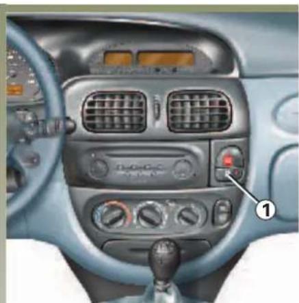 RENAULT Megane (2001) - ZAMYKÁNÍ A ODEMYKÁNÍ DVEŘÍ - 1