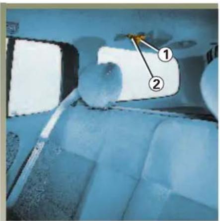 RENAULT Megane (2001) - BEZPEČNOSTNÍ PÁSY NA ZADNÍCH SEDADLECH - PROVEDENÍ BREAK - 1