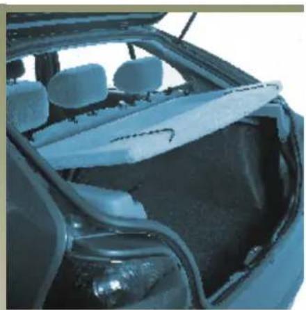 RENAULT Megane (2001) - Kryt zavazadlového prostoru - 1