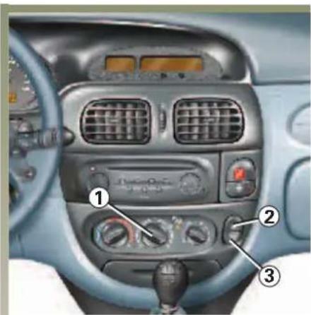 RENAULT Megane (2001) - ODMRAZOVÁNÍ / ODMLŽOVÁNÍ - 1