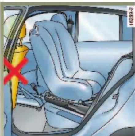 RENAULT Megane (2001) - Instalace dětské sedačky - 1
