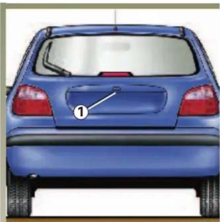 RENAULT Megane (2001) - ZAVAZADLOVÝ PROSTOR - DVOUPROSTOROVÉ PROVEDENÍ - 1