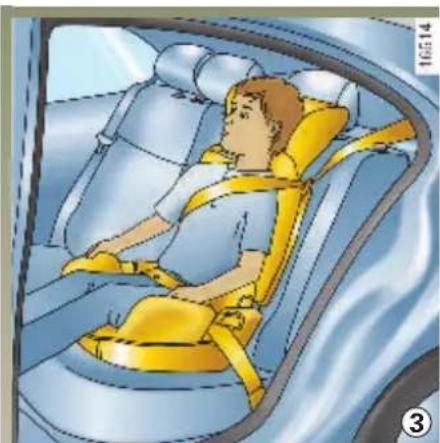 RENAULT Megane (2001) - BEZPEČNOST DĚTÍ VE VOZE (pokračování) - 1