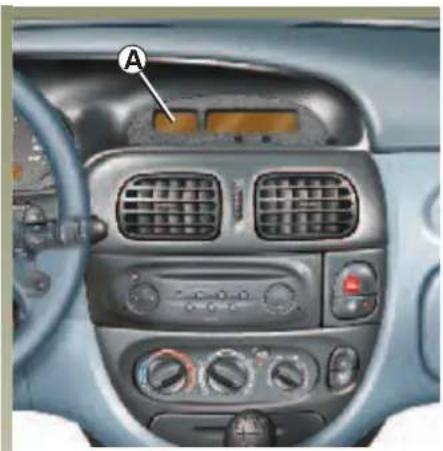 RENAULT Megane (2001) - Kontrolka stavu otevíratelných částí 3 - 1