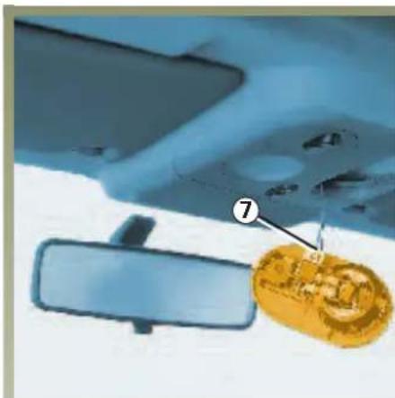 RENAULT Megane (2001) - VNITŘNÍ OSVĚTLENÍ (výměna žárovek) (pokračování) - 3