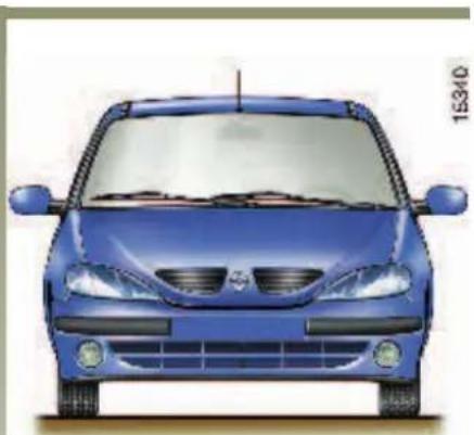 RENAULT Megane (2001) - SVĚTLOMETY (seřízení a výměna žárovek) - 1