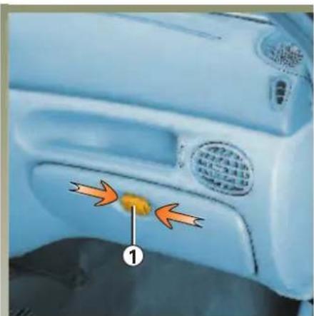 RENAULT Megane (2001) - ODKLÁDACÍ PROSTOR - 1
