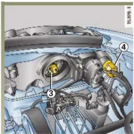 RENAULT Megane (2001) - Dálková světla / Tlumen Obryšová světla vpředu - 1