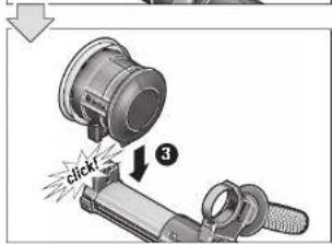 click ③