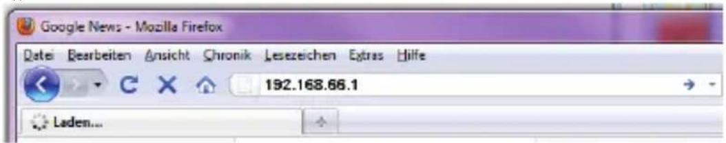 Google News - Mozilla Firefox Datei Bearbeiten Ansicht Chronik Lesezeichen Extras Hilfe 192.168.66.1 Laden...