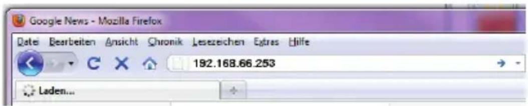 Google News - Mozilla Firefox Datei Bearbeiten Ansicht Chronik Lesezeichen Egres Hilfe 192.168.66.253 Laden...