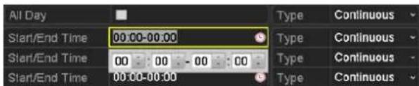 All Day Start/End Time 00:00-00:00 Start/End Time 00 00 - 00 00 Start/End Time 00:00-00:00 Type Continuous Type Continuous Type Continuous Type Continuous