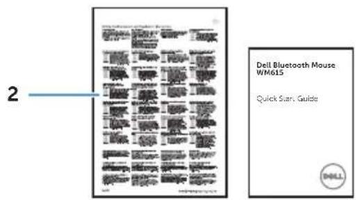 2 Dell Bluetooth Mouse WIM615 Quick Scan. Guide DELL