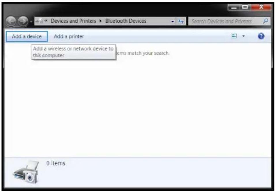 Add a device Add a printer Add a wireless or network device to this computer Items match your search. 0 Items