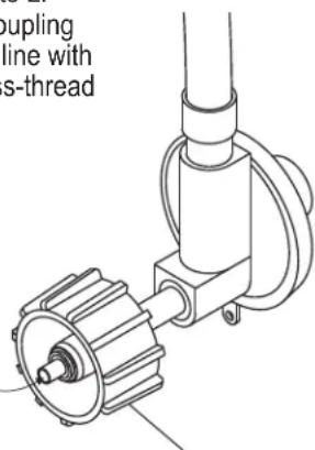 coupling line with is-thread