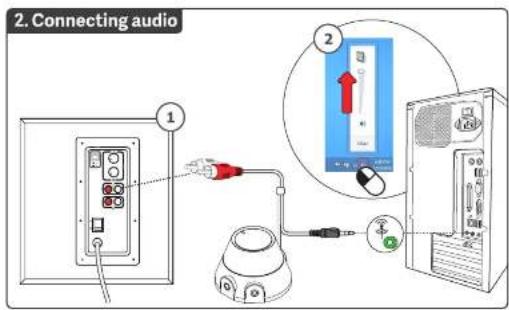 2. Connecting audio 1 2