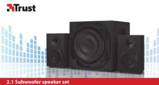 Trust 2.1 Subwoofer speaker set