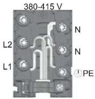 380-415 V L2 L1 N N PE