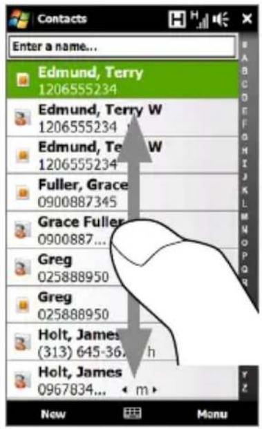 Contacts Enter a name... Edmund, Terry 1206555234 Edmund, Terry W 1206555234 Edmund, Terry W 1206555234 Fuller, Grace 0900887345 Grace Fuller 0900887... Greg 025888950 Greg 025888950 Holt, James (313) 645-36.7 h Holt, James 0967834... < m> Now Menu