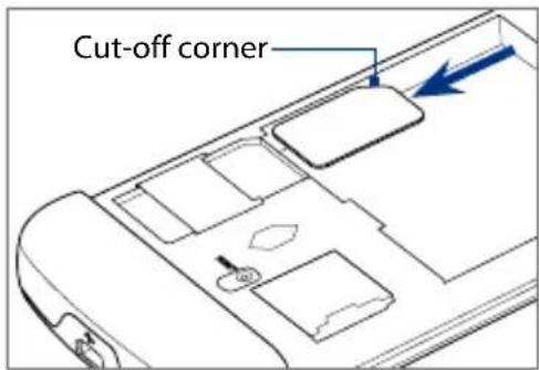 Cut-off corner