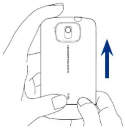 HTC Touch HD - To remove the back cover - 1