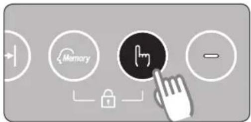 User interface buttons including Memory, Hand, Lock, and Button with icons