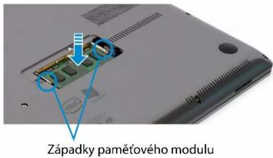 Západky pamětového modulu