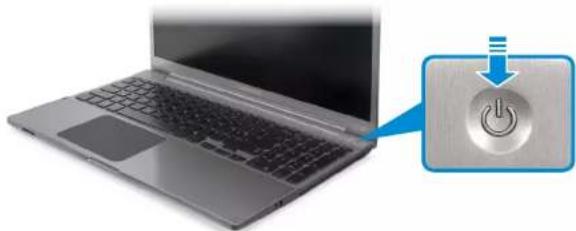 SAMSUNG NP700Z5AH - Zapnutí počítače - 1