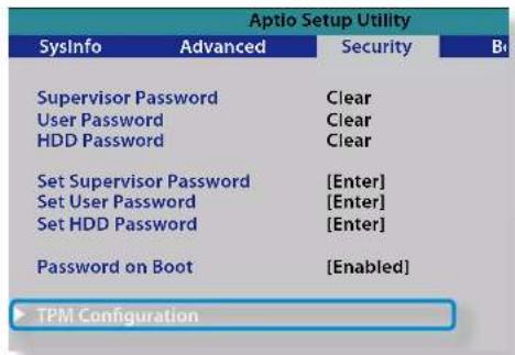 SAMSUNG NP700Z5AH - Inicializace čipu TPM - 3