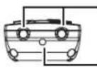 PANASONIC PT-F300E - Pohled shora - 1