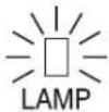 PANASONIC PT-F300E - ■ Kdy provést výměnu lampy - 1