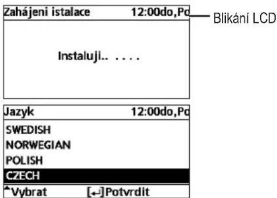 Zahájeni istalace 12:00do,Po Instaluji... .... Jazyk 12:00do,Po SWEDISH NORWEGIAN POLISH CZECH Vybrat [←]Potvrdit