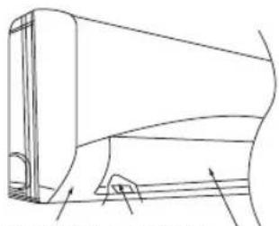 PANASONIC CU-RE24JKX - DEMONTÁŽ PŘEDNÍ MŘÍŽKY - 1
