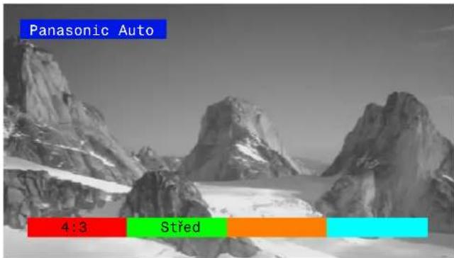Panasonic Auto 4:3 Střed