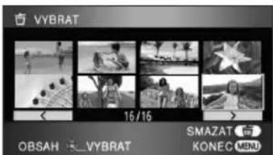 VYBRAT 16/15 OBSAH VYBRAT SMAZAT KONEC MENU