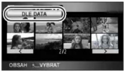 PANASONIC HDC-SD9D - Zvolte (Podle data) a poté stiskněte kurzorové tlačítko. - 1