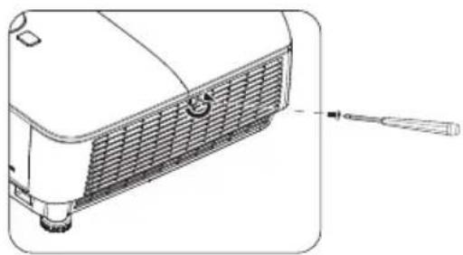 BENQ TW535 - Replacing the lamp (FOR SERVICE PERSONNEL ONLY) - 11