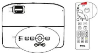 Diagram showing a device with control buttons and a remote control labeled 'BNG' with a red circular icon.