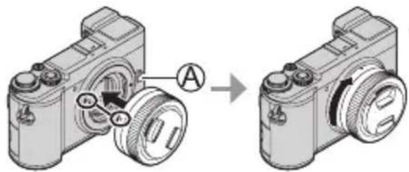 PANASONIC Lumix DC-GX9W - ■ Nasazení objektivu - 1