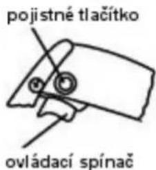pojistné tlačitko ovládací spínač