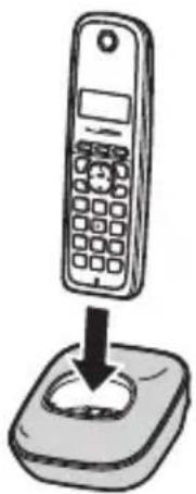 PANASONIC KX-TG1911FX - Nabíjení baterií - 1