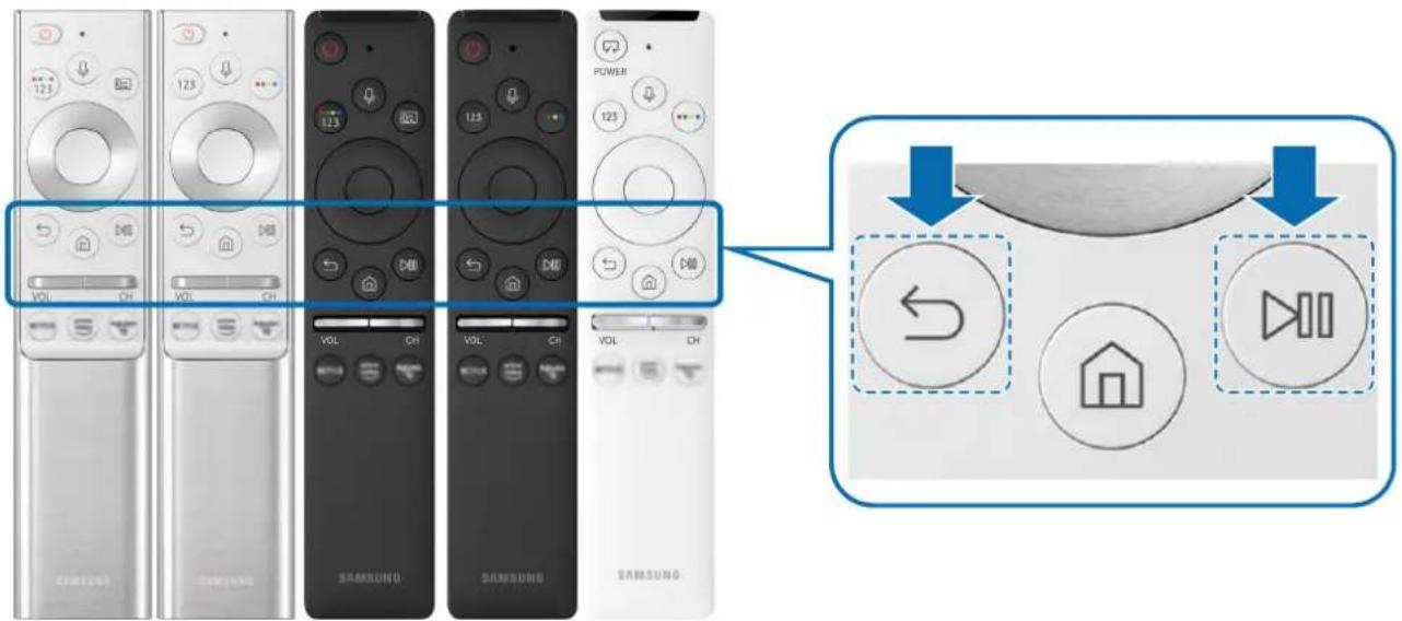 SAMSUNG UE49RU8000U - Připojení ovladače Dálkové ovládání Samsung Smart k televizoru - 1