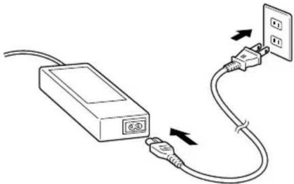 CASIO IT-9000 - Connecting the USB Cradle Power Supply - 2