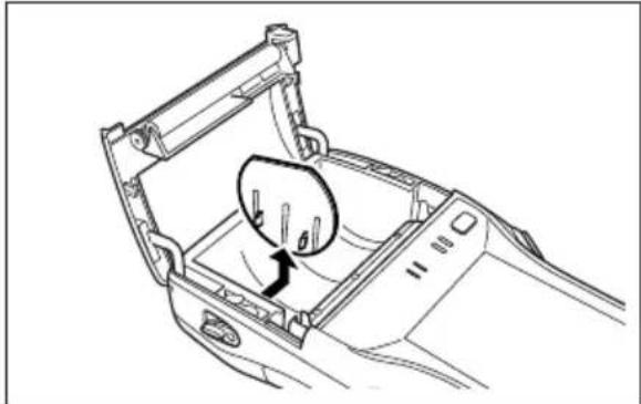 CASIO IT-9000 - Attaching the 58 mm Paper Width Adjuster - 1