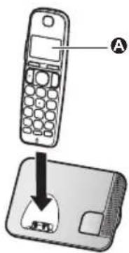 PANASONIC KX-TGE210FX - Nabíjení baterií - 1