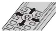 PANASONIC KX-TG9120FX - Použivání navigačního tlačítka - 1