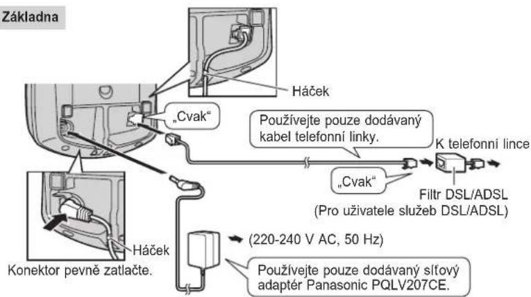 PANASONIC KX-TG8302FX - Připojení - 1