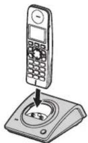 PANASONIC KX-TG8072FX - Nabíjení baterií - 3